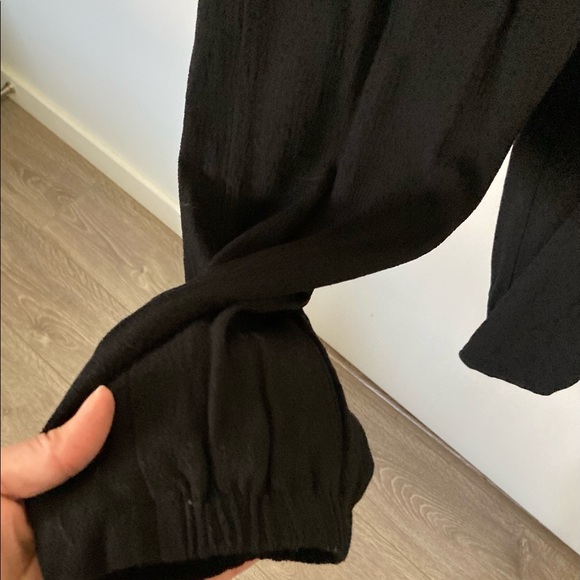 J. Crew Asymmetrical black jumpsuit - Picture 7 of 8